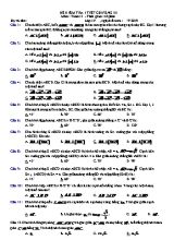 3 Đề kiểm tra 1 tiết Chương III môn Hình học Lớp 11 - Năm học 2018-2019